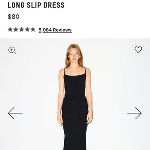 Skims ribbed soft dress